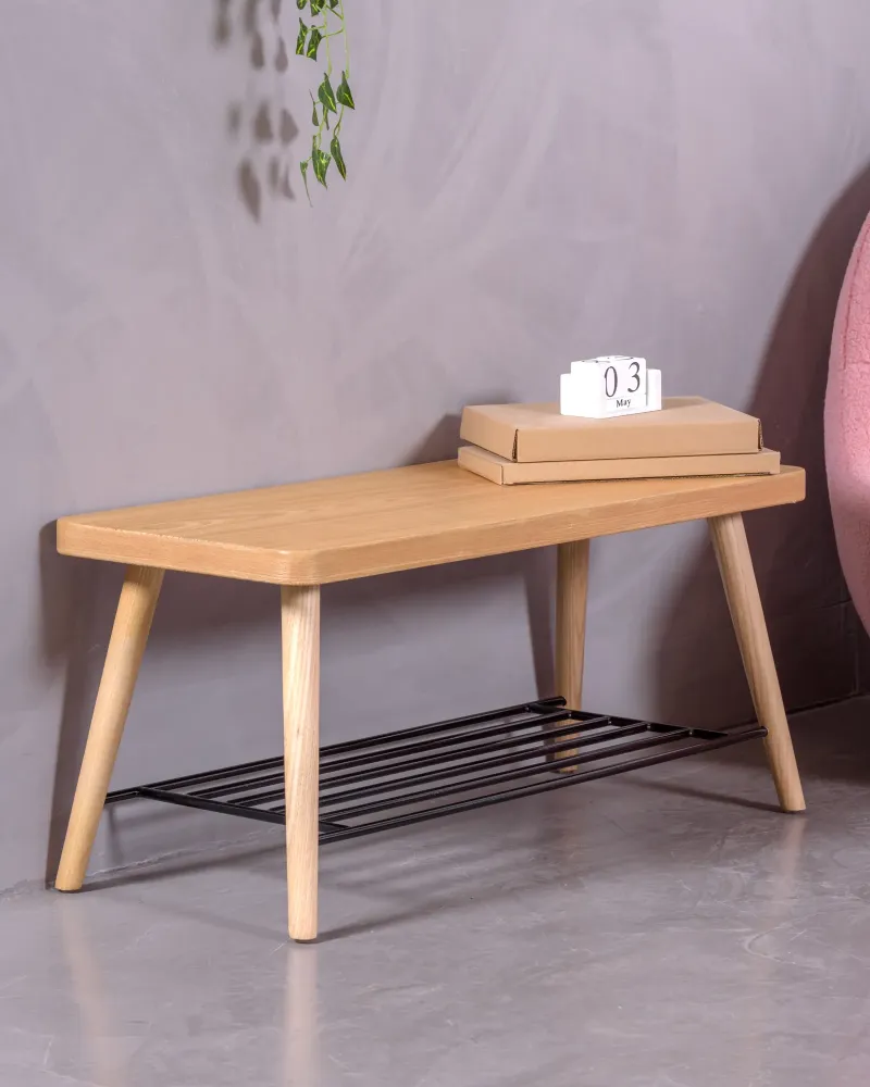 Bristol Nordic Bench in Beech Wood | Livraison gratuite