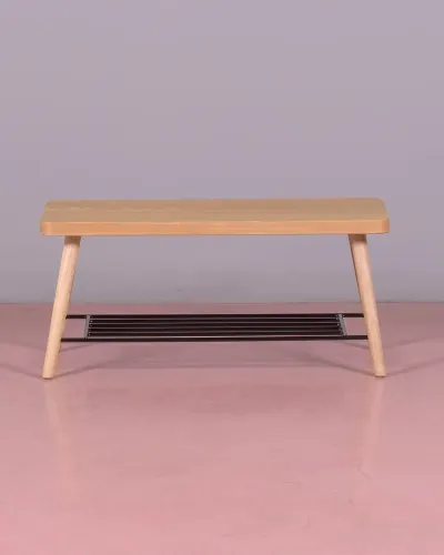 Bristol Nordic Bench in Beech Wood | Free Shipping