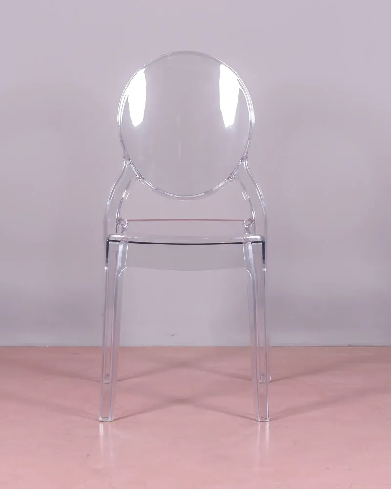 Transparent plastic dining chair - Outdoor chairs - Nest Dream