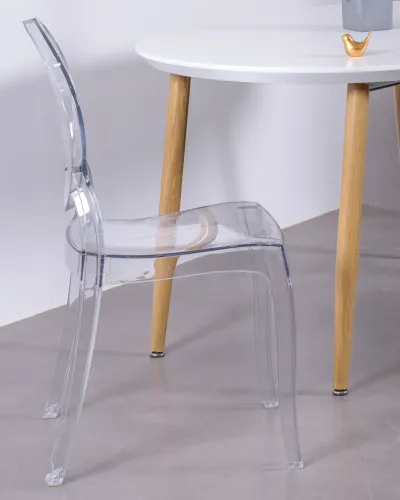 Transparent plastic dining chair - Outdoor chairs - Nest Dream