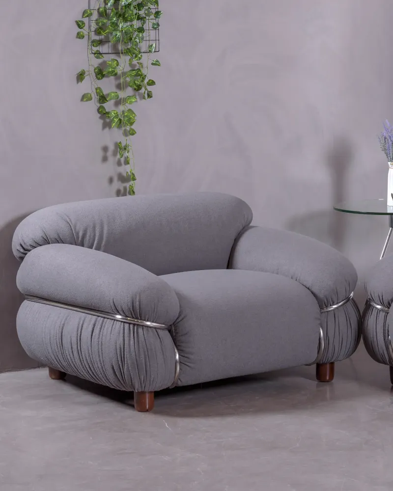 Sofa mit Sherpa-Stoff gepolstert - Gepolsterte Sofas - Gratis Lieferung