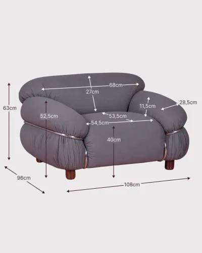 Sofa bekleed met Sherpa stof - Gestoffeerde Sofa's - Gratis verzending