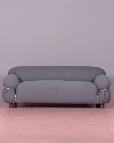 Sofa bekleed met Sherpa stof - Gestoffeerde Sofa's - Gratis verzending