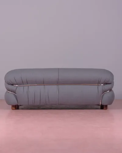 Sofa mit Sherpa-Stoff gepolstert - Gepolsterte Sofas - Gratis Lieferung