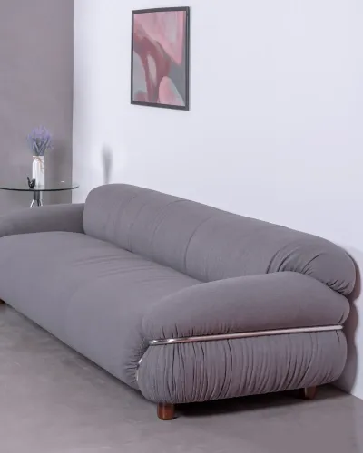 Sofa bekleed met Sherpa stof - Gestoffeerde Sofa's - Gratis verzending