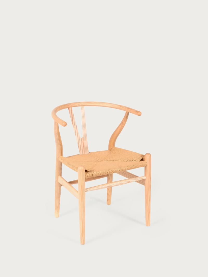 Scandinavian Ash Wood and Eco-friendly Cord Chair - Wish NEST DREAM - 6