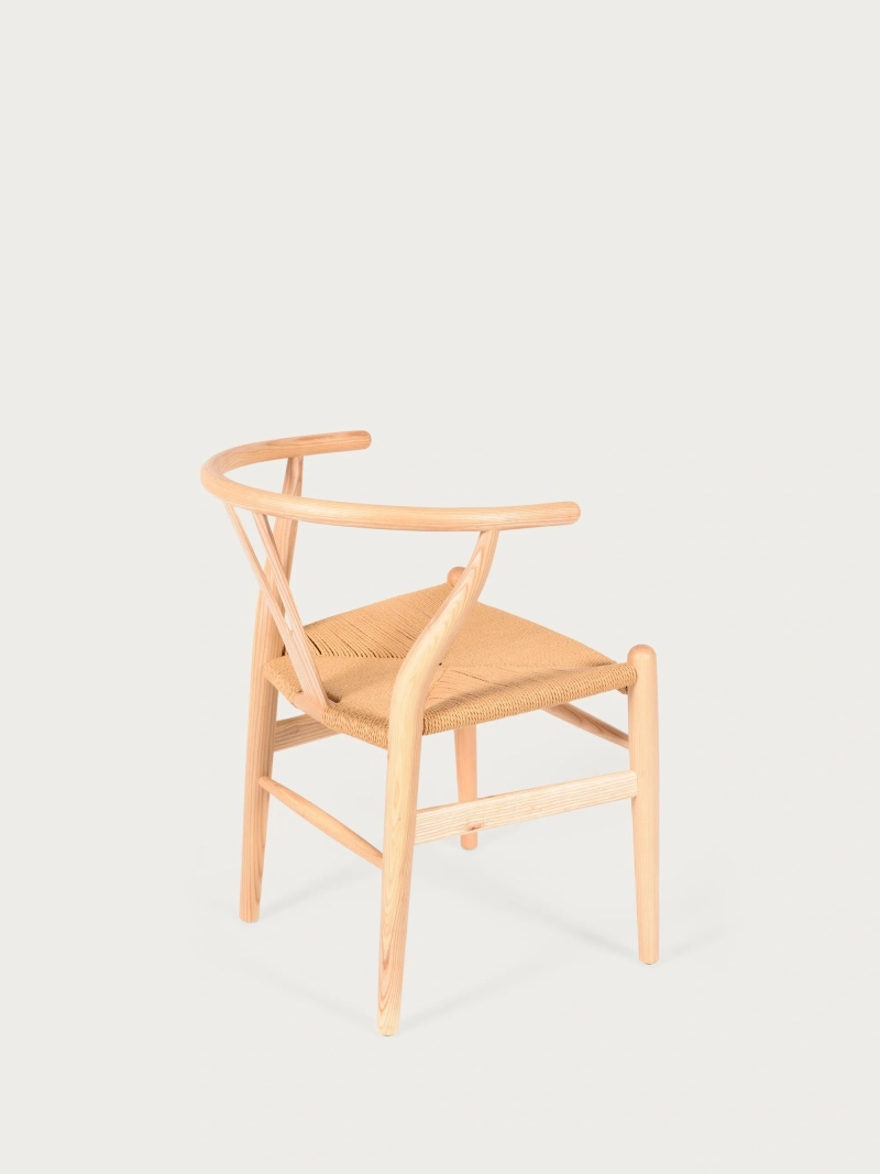 Scandinavian Ash Wood and Eco-friendly Cord Chair - Wish NEST DREAM - 1