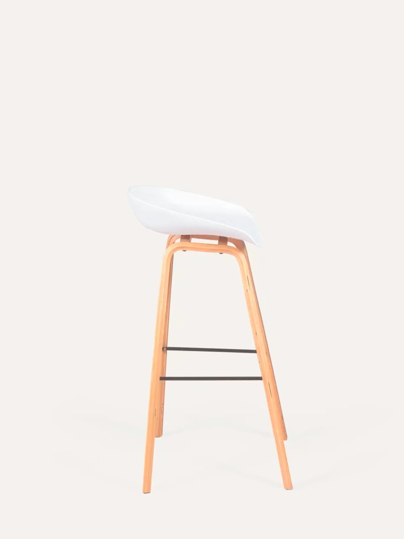 Skammel nordisk med træben - 75 cm - med træfødder Daxer NEST DREAM - 6
