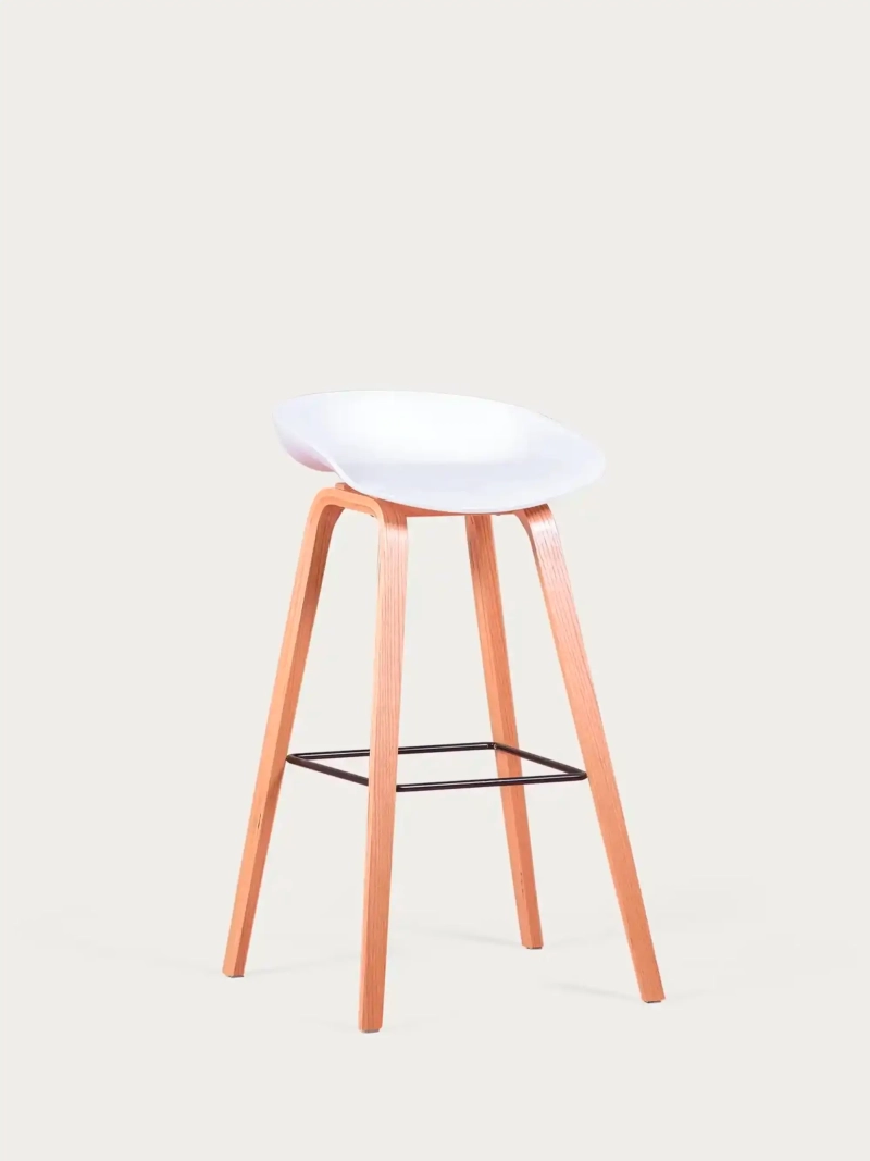 Taburete nórdico con patas de madera de 75 cm - Daxer NEST DREAM - 1