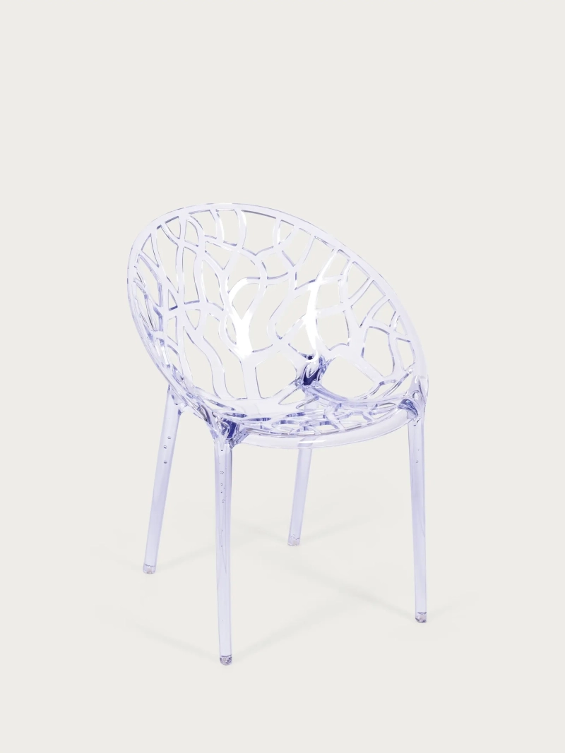 Cadeira de design em plástico policarbonato transparente, adequada para utilização no exterior - Chrystal NEST DREAM - 2