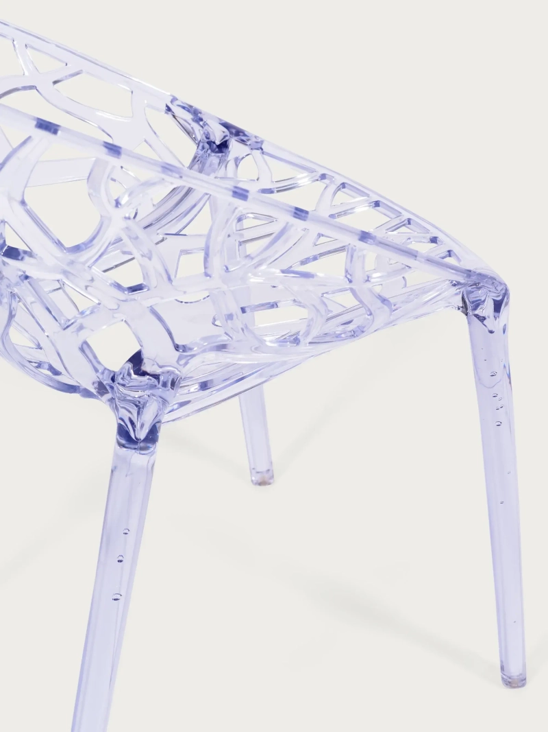 Silla de diseño en plástico de policarbonato transparente apta para exterior - Chrystal NEST DREAM - 1