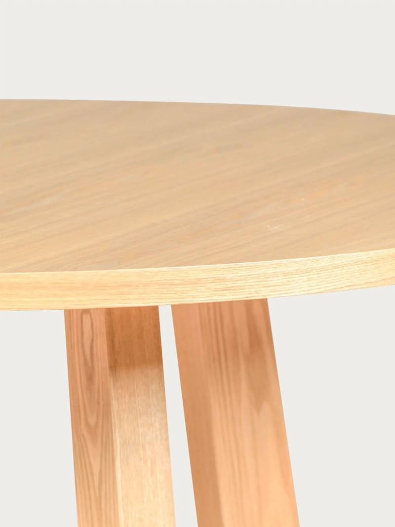 Round jedilna miza iz naravnega jesena (115 cm) - Soho NEST DREAM - 1