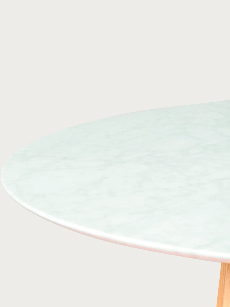 Mesa de jantar redonda (115cm) em mármore de Carrara - Soho NEST DREAM - 3