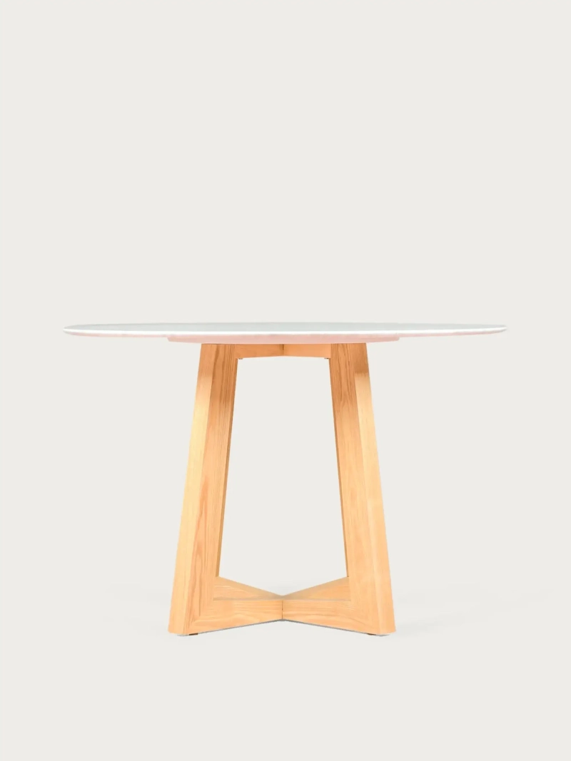 Okrogla jedilna miza iz carrarskega marmorja (115 cm) - Soho NEST DREAM - 1