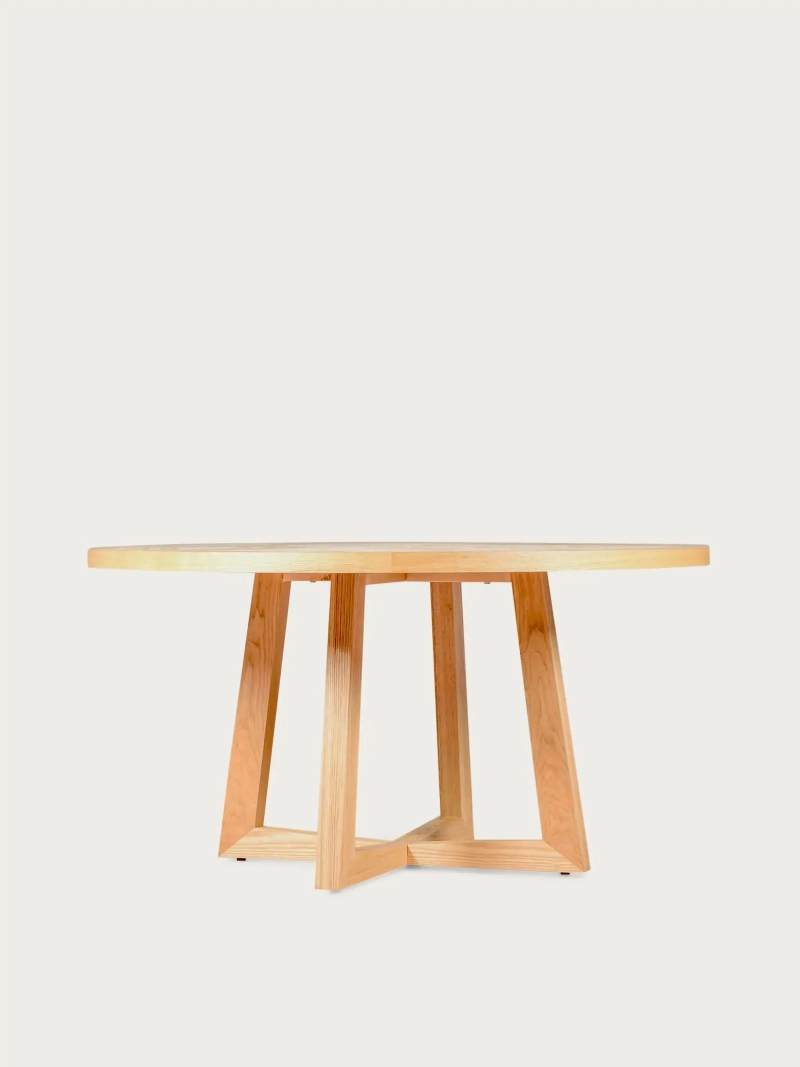 Round table de salle à manger en frêne naturel (150cm) - Soho NEST DREAM - 1