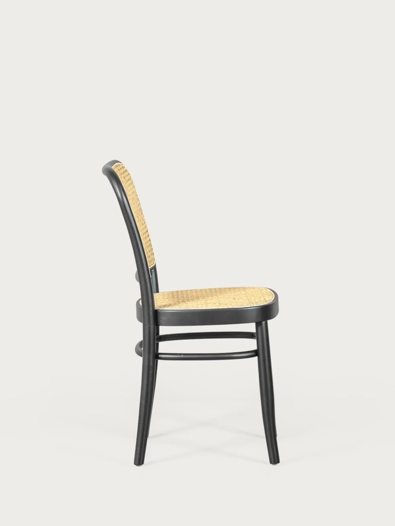 Beech wood chair with natural rattan finish - Moulin NEST DREAM - 8