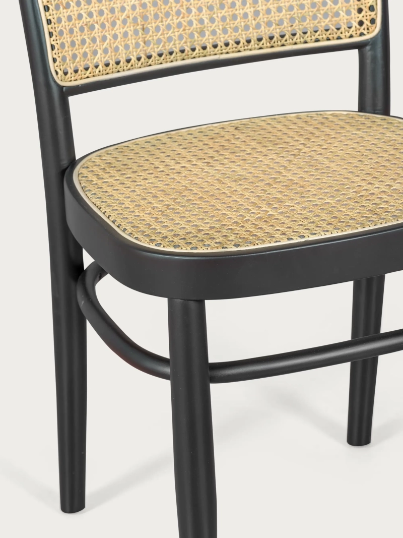 Sedia in legno di faggio con finitura in rattan naturale - Moulin NEST DREAM - 5
