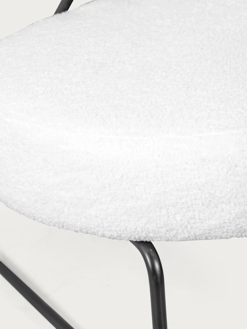 Design nojatuoli verhoiltu bouclé ja teräsjalat - Oxford NEST DREAM - 5