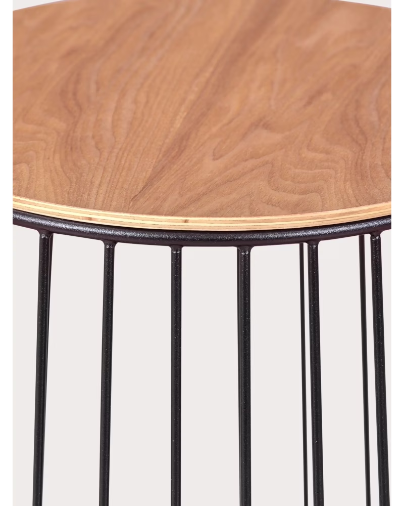Mesa auxiliar en madera de fresno y acero lacado - Zurich NEST DREAM - 4