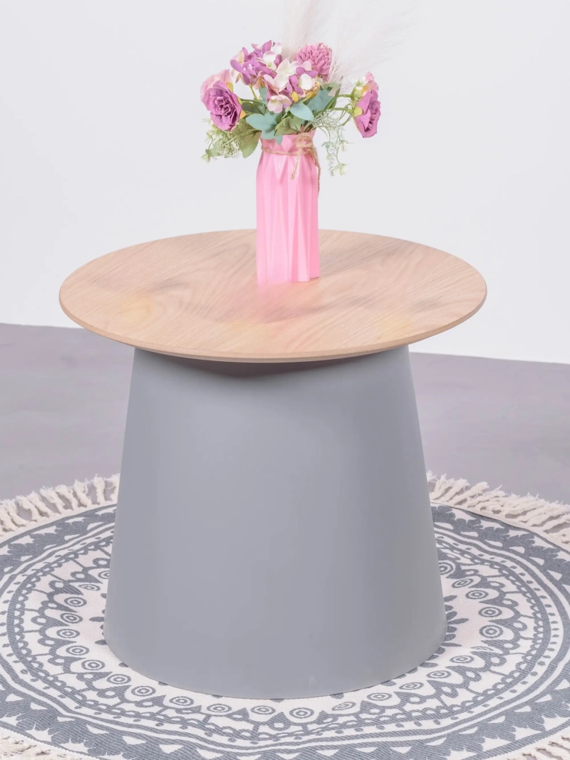 Mesa auxiliar redonda en madera de roble (50cm) - Norway NEST DREAM - 2