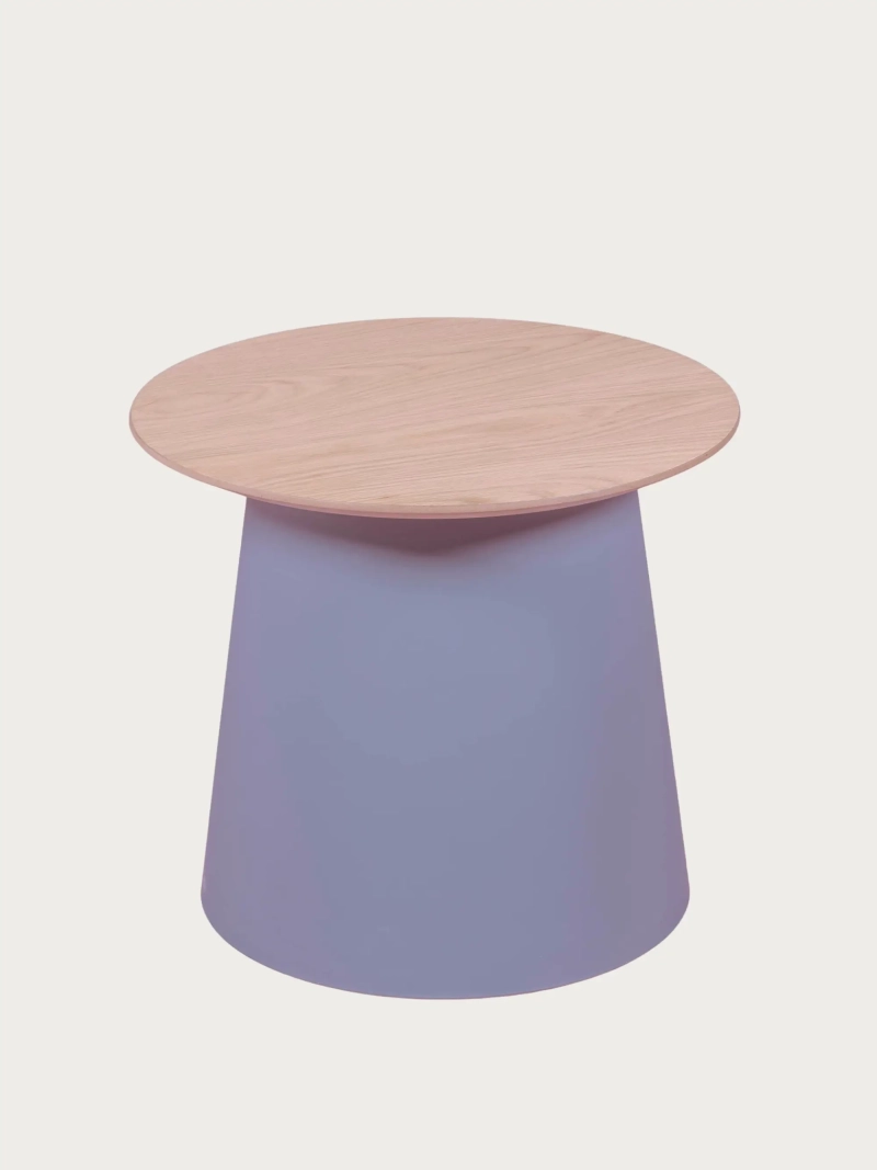 Mesa auxiliar redonda en madera de roble (50cm) - Norway NEST DREAM - 1