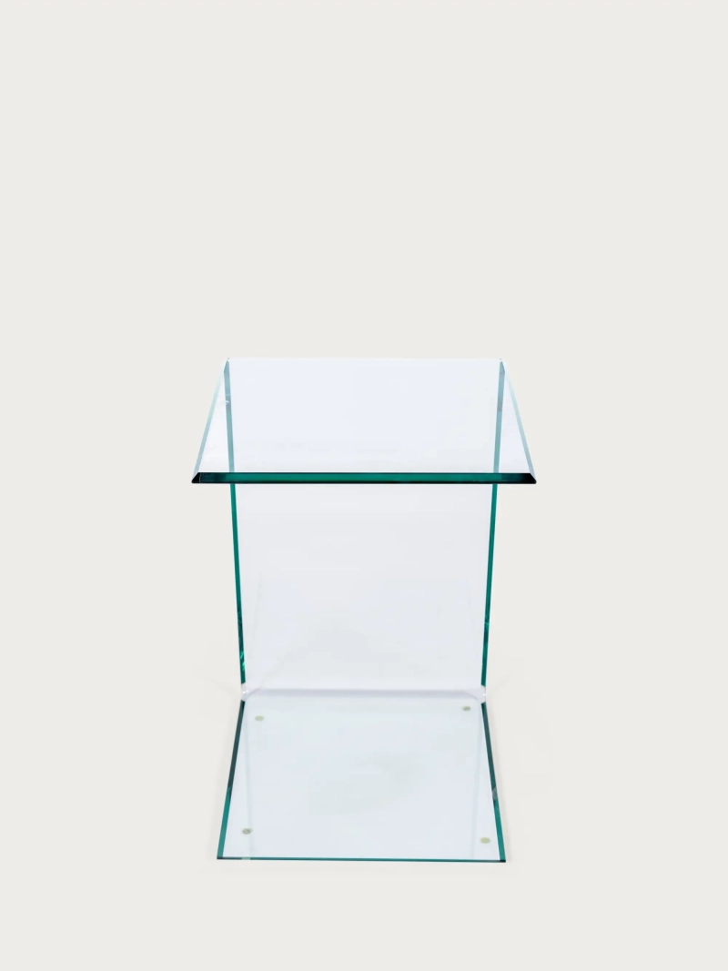 Table d'appoint en verre trempé pour canapé - Ice NEST DREAM - 7