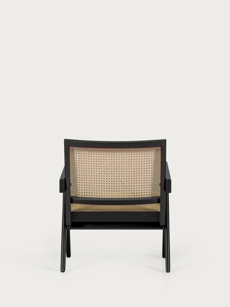 Klasszikus karosszék karfával, teakfa és természetes rattan - Compass NEST DREAM - 22