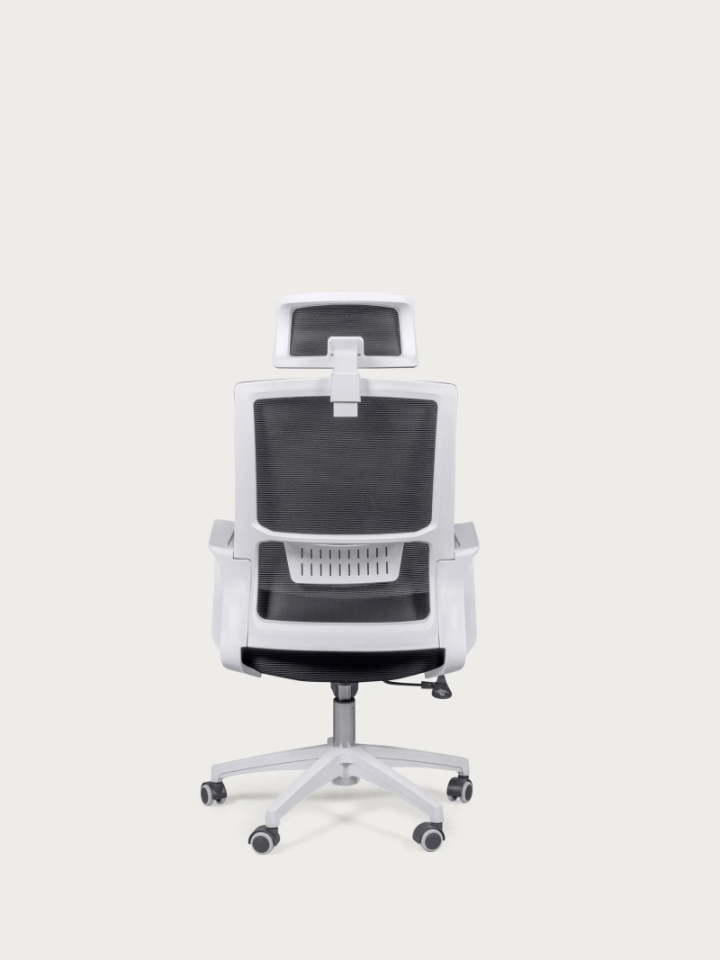 Ergonomic desk chair with breathable mesh and adjustable headrest - Mesh NEST DREAM - 21
