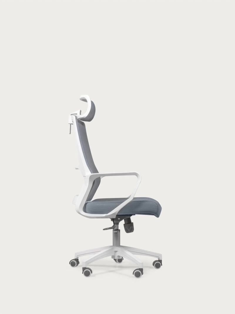 Ergonomische bureaustoel met luchtdoorlatend gaas en verstelbare hoofdsteun - Verstelbare hoofdsteun Mesh NEST DREAM - 27