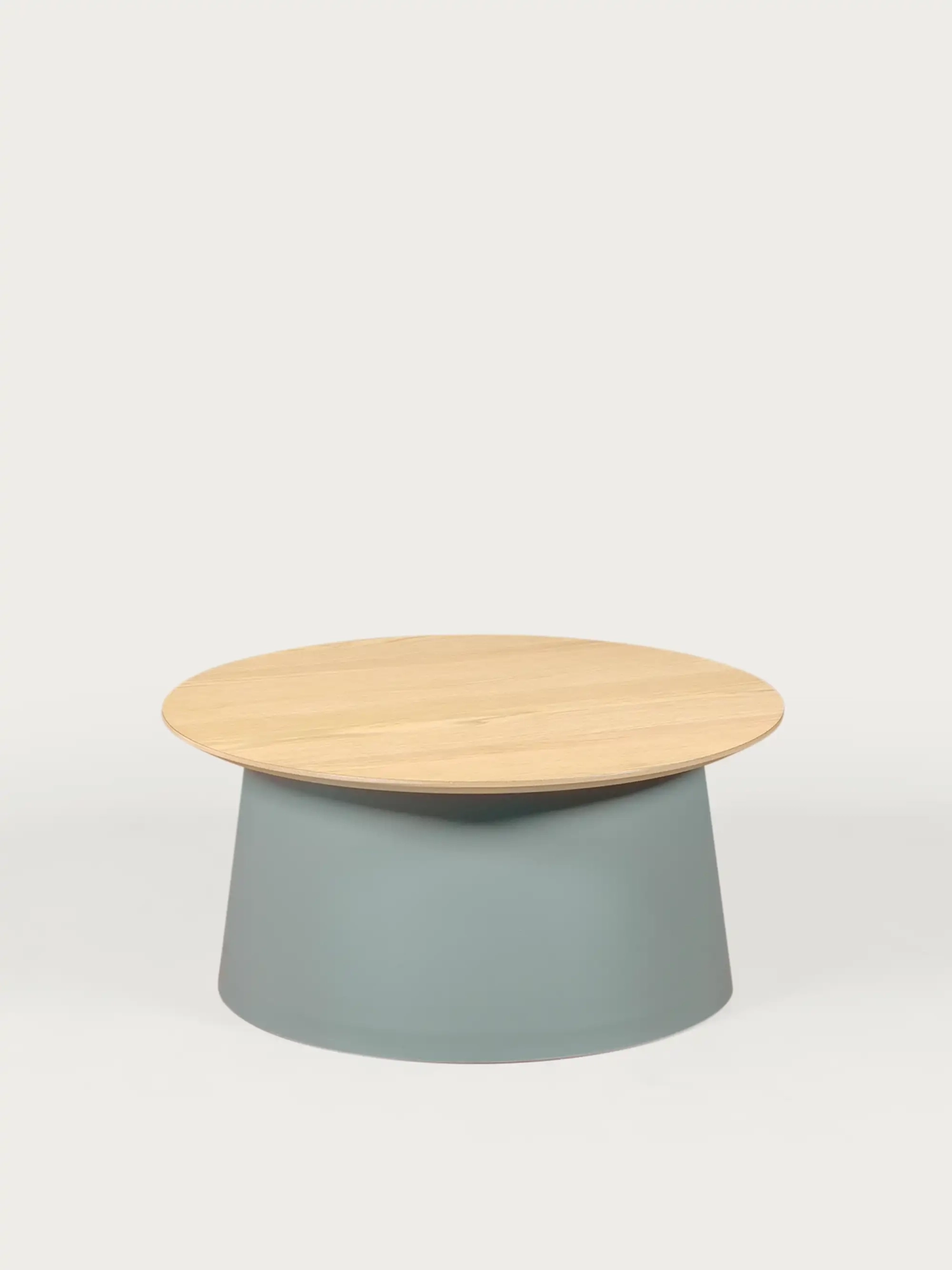 Round masă de cafea cu blat din stejar - Norvegia NEST DREAM - 1