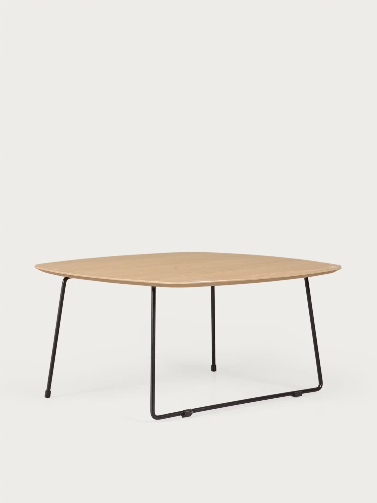Square coffee table in oak wood (80x80cm) - Modin NEST DREAM - 1