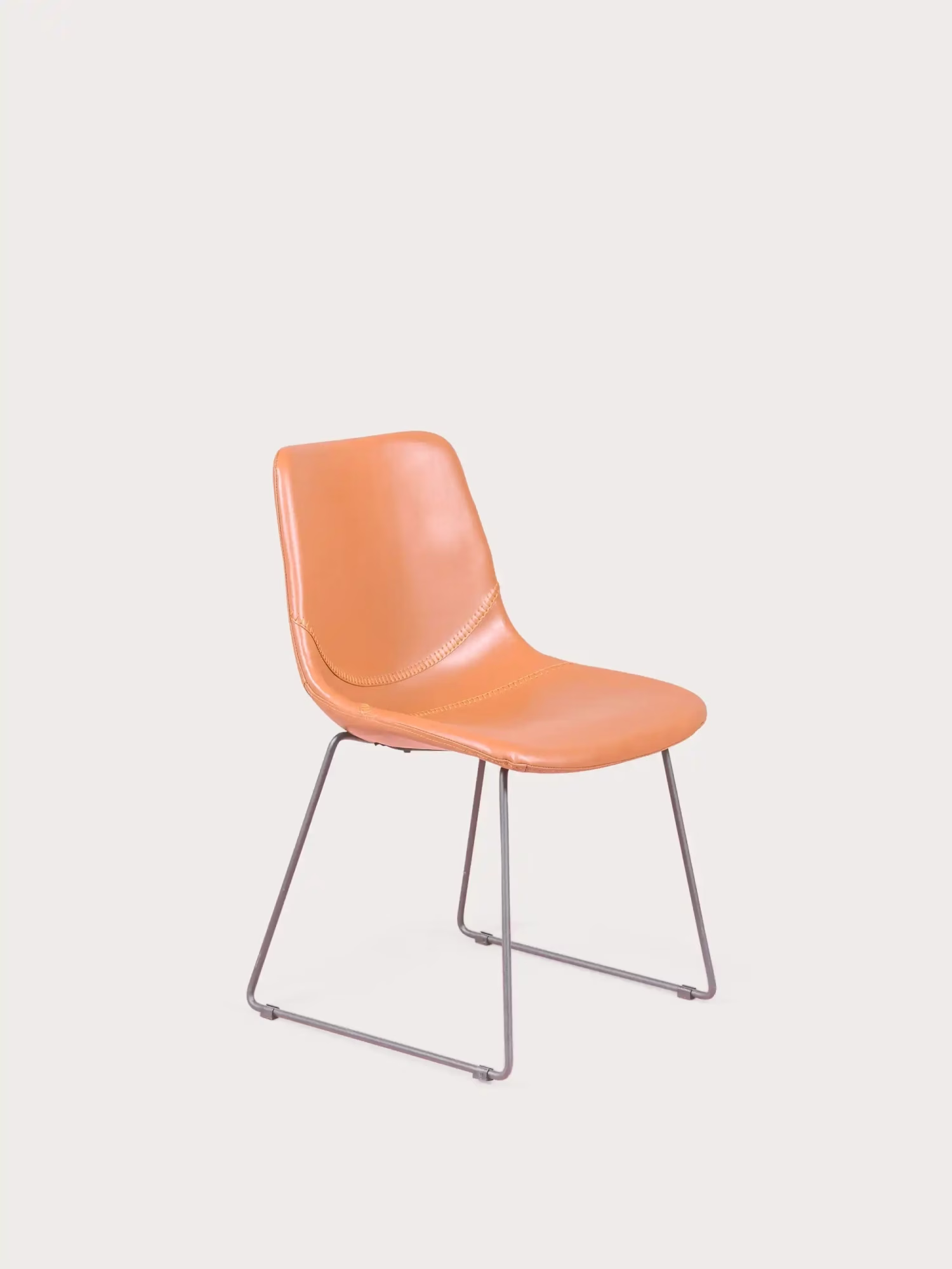 Vintage industrial chair upholstered in leatherette - City NEST DREAM - 1