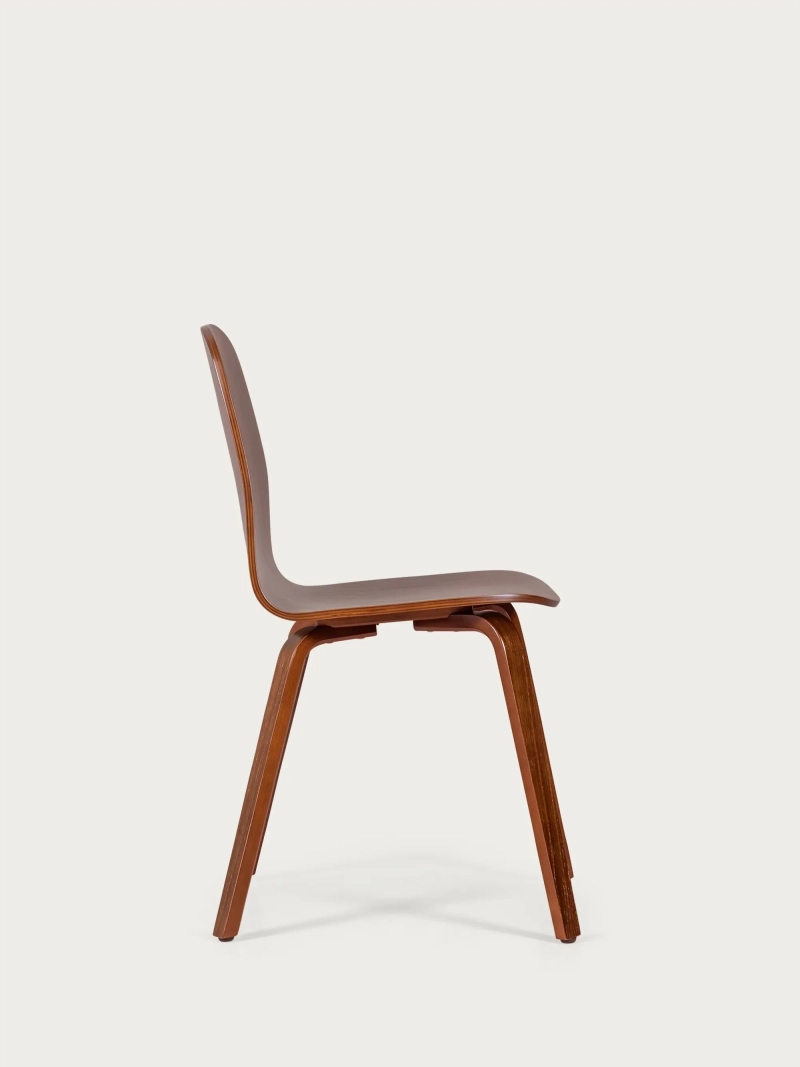 Nordic design chair in walnut wood - Hut NEST DREAM - 1