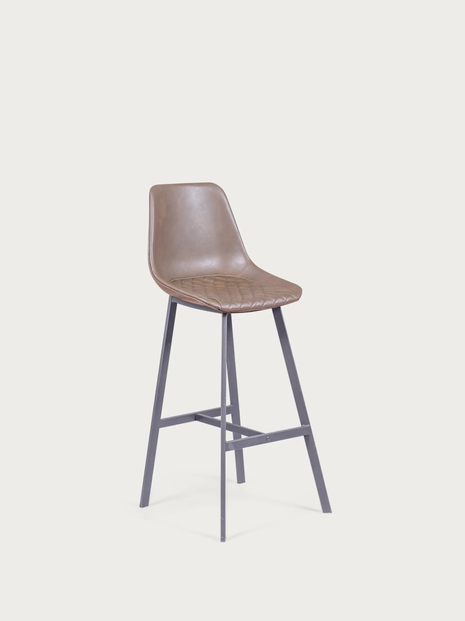 stolček vintage z usnjenim oblazinjenjem (76 cm) - Jules NEST DREAM - 1