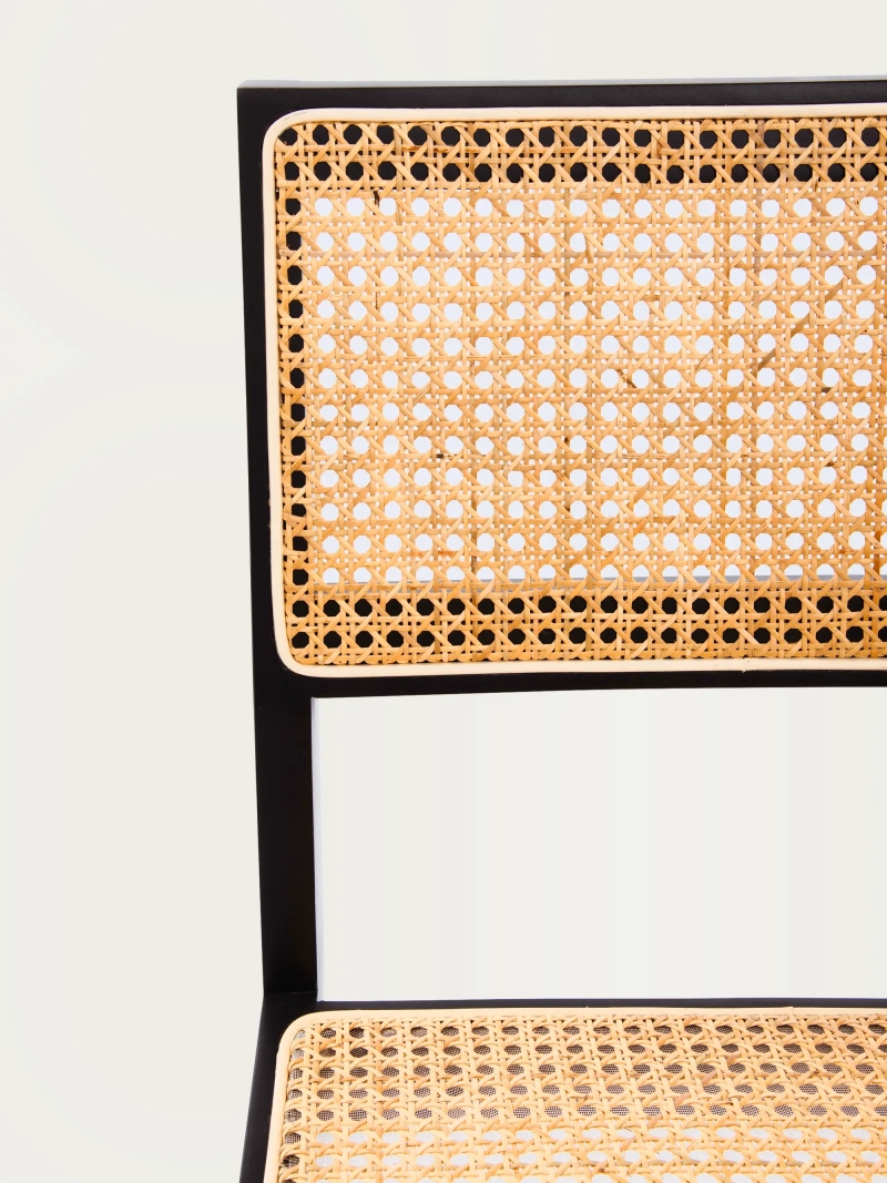 Classic chair in natural rattan and ash wood - Compass NEST DREAM - 1