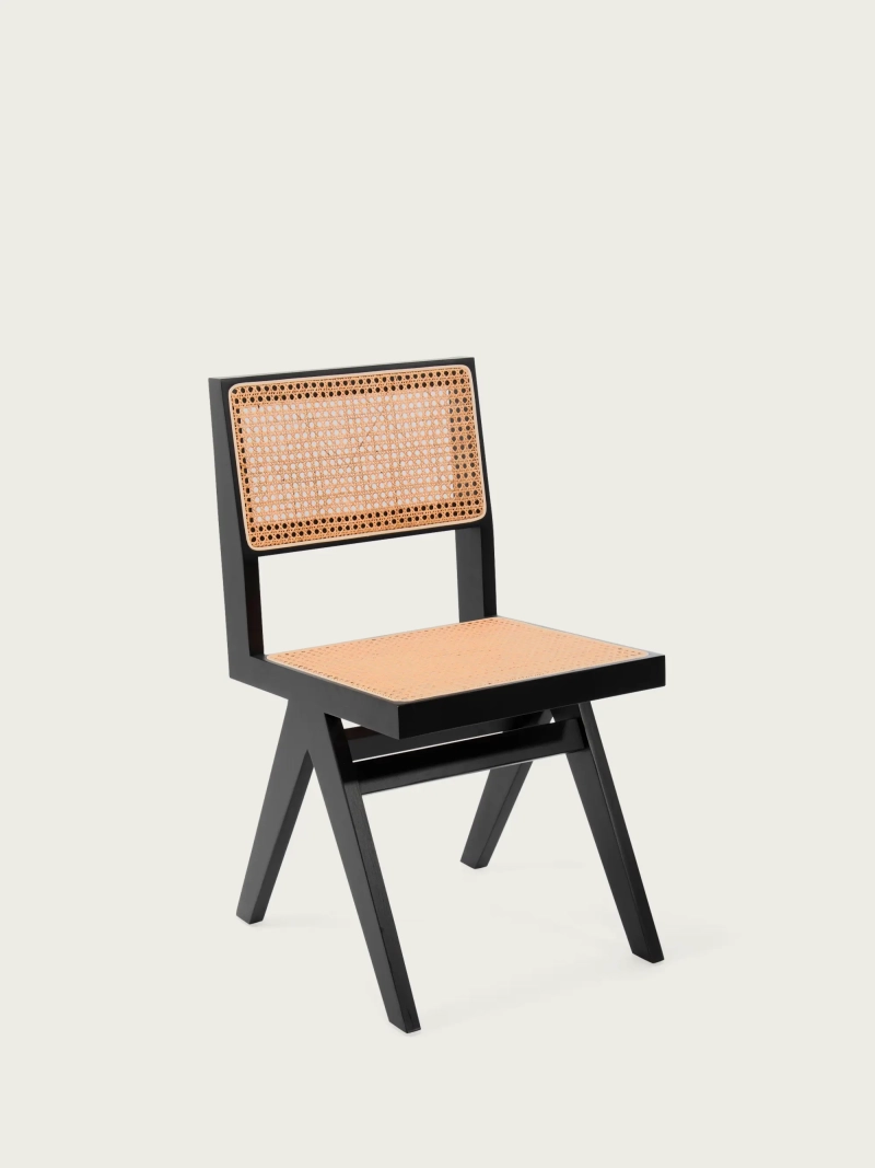 Chaise classique en rotin naturel et bois de frêne - Compass NEST DREAM - 2