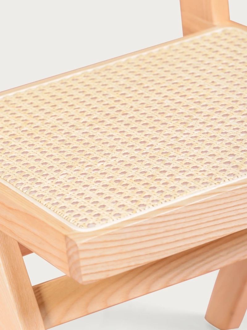 Scaun clasic din rattan natural și lemn de frasin - Compass NEST DREAM - 13