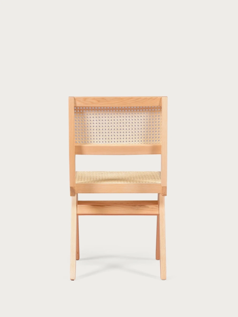 Scaun clasic din rattan natural și lemn de frasin - Compass NEST DREAM - 10