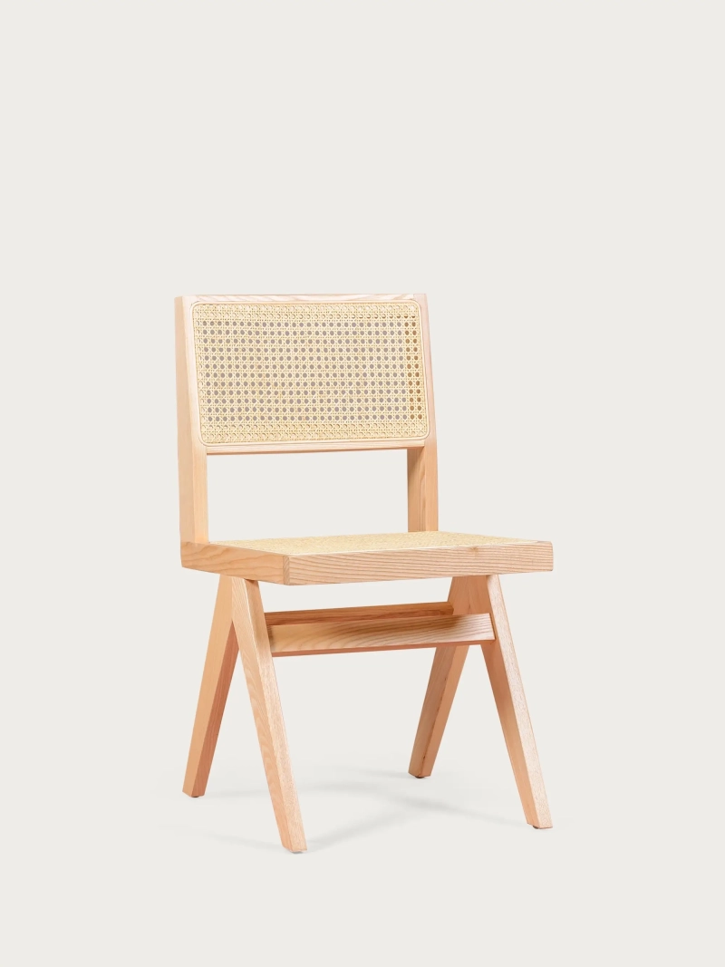 Classic chair in natural rattan and ash wood - Compass NEST DREAM - 11
