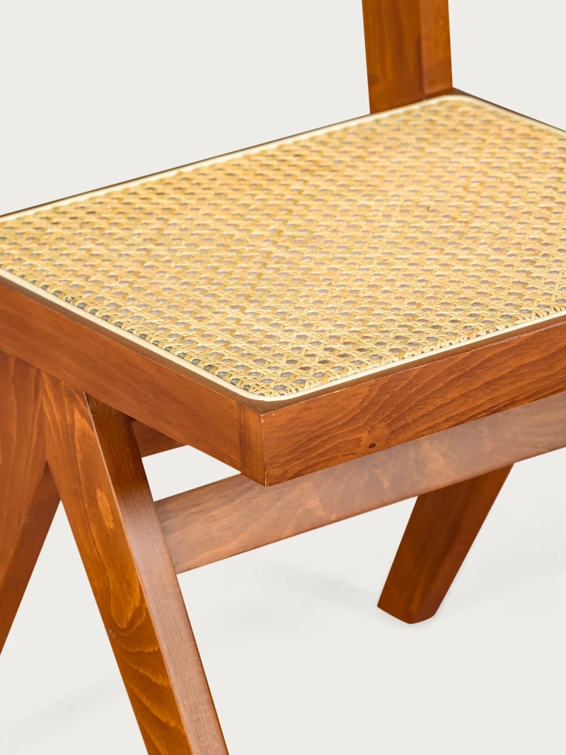Klasszikus szék természetes rattan és kőrisfa anyagból - Compass NEST DREAM - 23