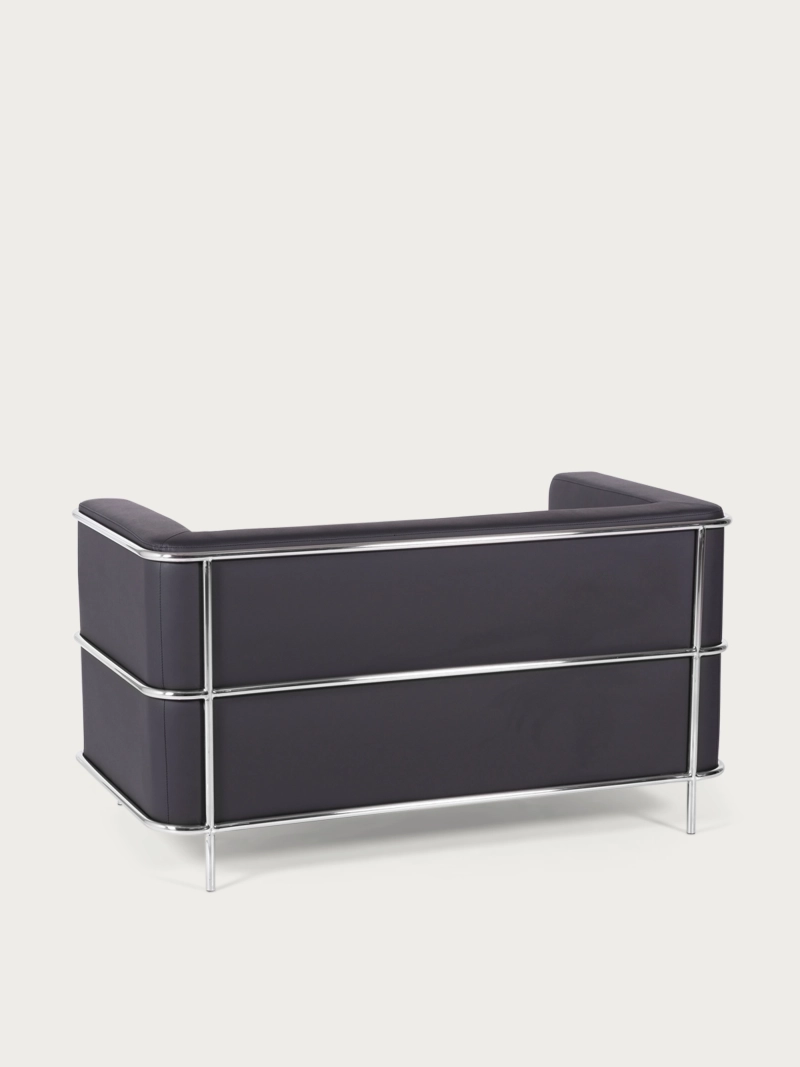 2-zitsbank in ecoleder met roestvrijstalen frame - Torino NEST DREAM - 10