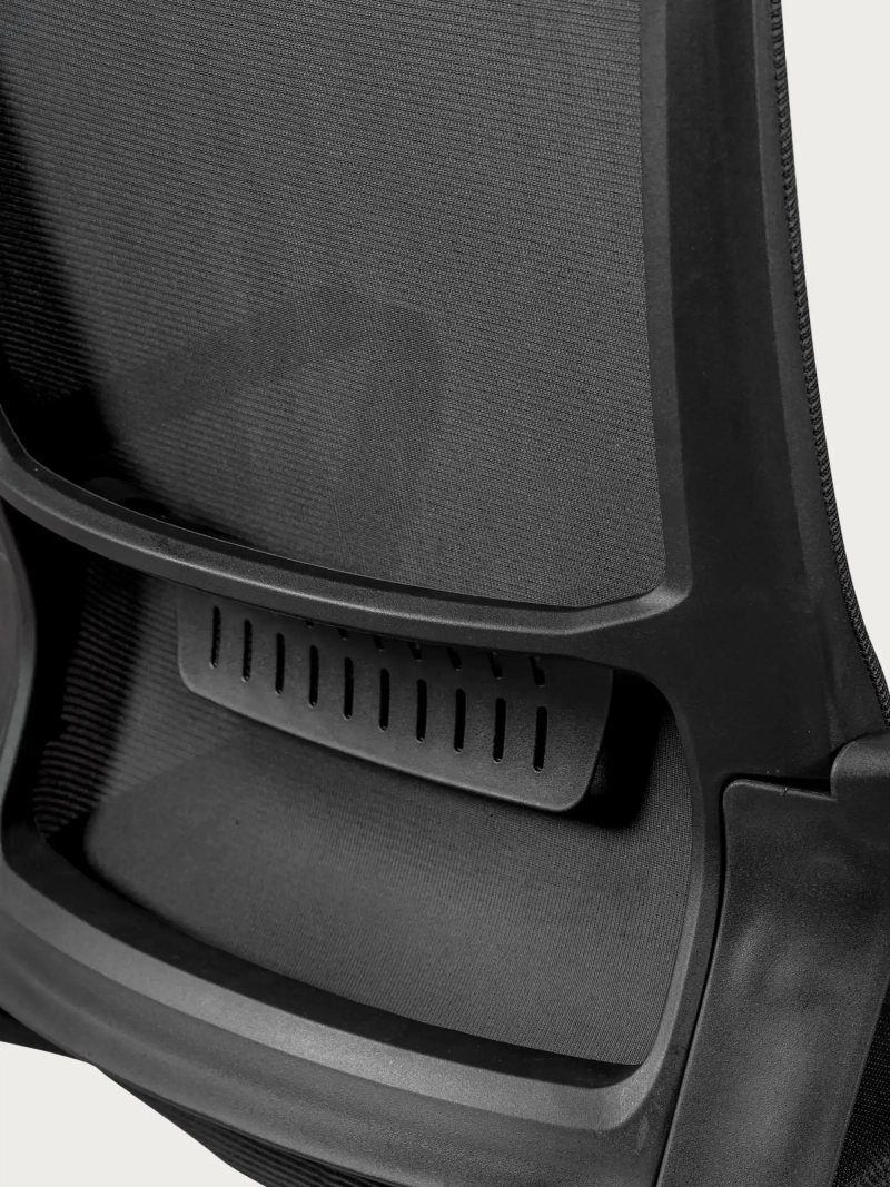 Chaise de bureau ergonomique réglable en maille respirante avec finition noire - Mesh NEST DREAM - 1