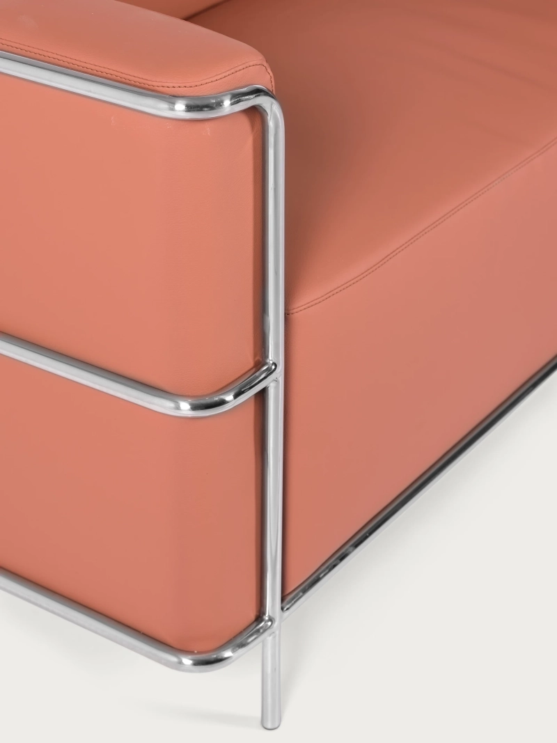 Divano a 2 posti in ecopelle con struttura in acciaio inox - Torino NEST DREAM - 20