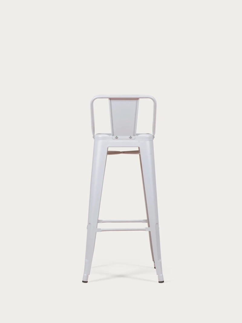 taburet din metal industrial cu spătar jos (76cm) - Bistro NEST DREAM - 7