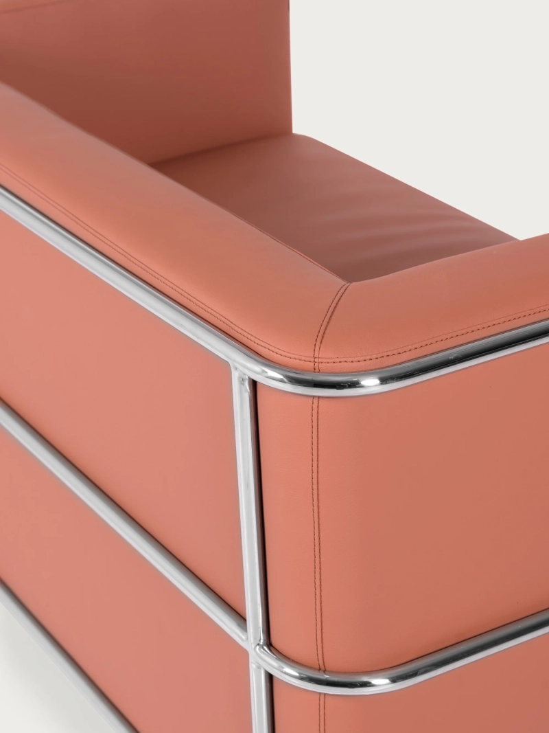 2-seater sofa in eco-leather with stainless steel frame - Torino NEST DREAM - 13