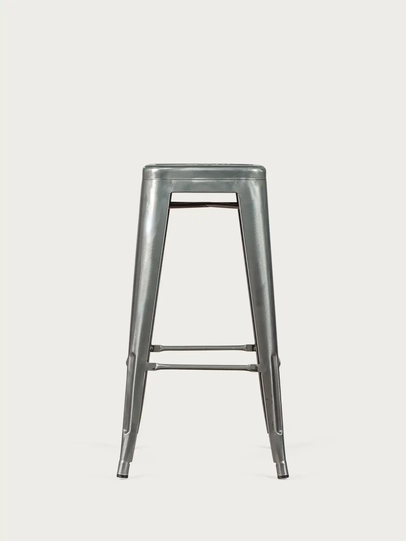 pall industriell stapelbar i metalliserat stål (76cm) - Bistro NEST DREAM - 4