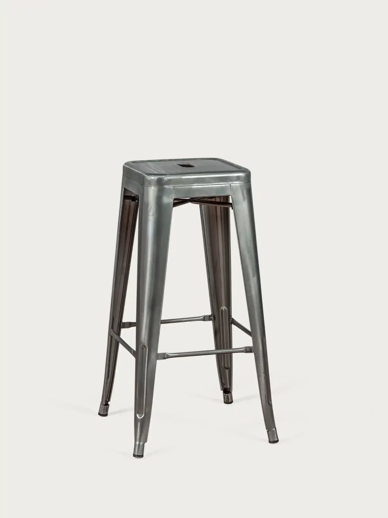 jakkara teollinen pinottava metalloidusta teräksestä (76cm) - Bistro NEST DREAM - 1