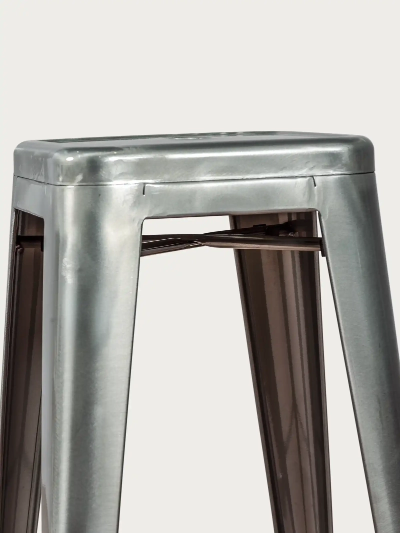 stolička priemyselná stohovateľná z metalizovanej ocele (76 cm) - Bistro NEST DREAM - 3