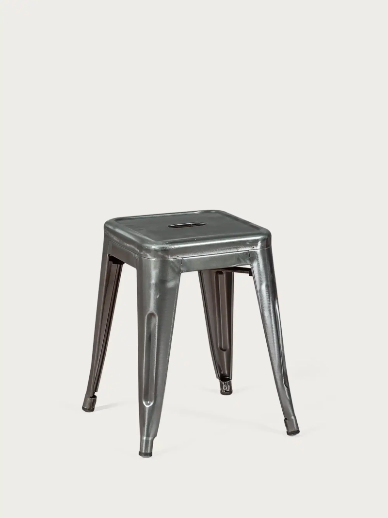 pall industriellt stål metalliserad bas (45cm) - Bistro NEST DREAM - 1