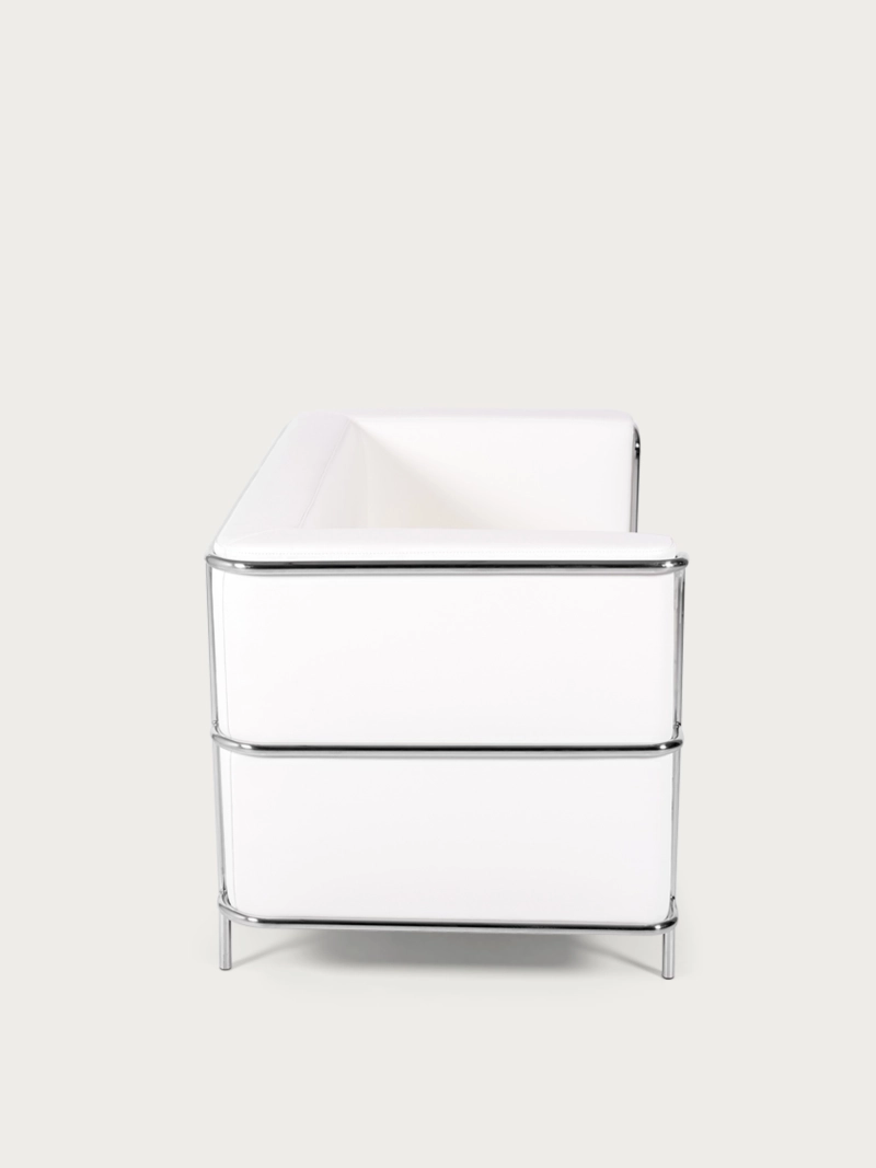 Divano a 2 posti in ecopelle con struttura in acciaio inox - Torino NEST DREAM - 34